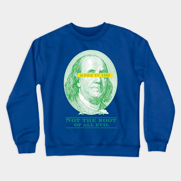 not the root-green Crewneck Sweatshirt by God Given apparel